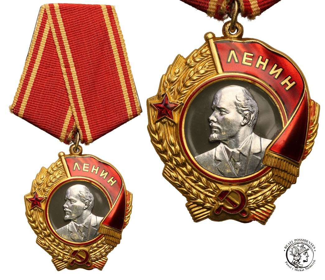 Rosja Order Lenina mennica Moskwa st. 1 Złoto + Platyna